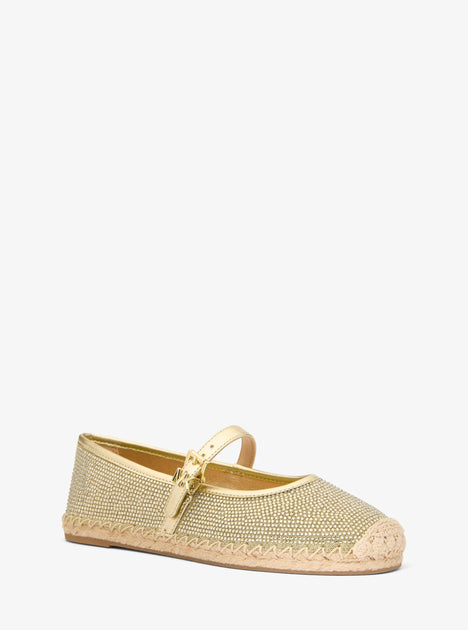 Michael Kors Lynn Ballet Espadrille Gold US 7 2
