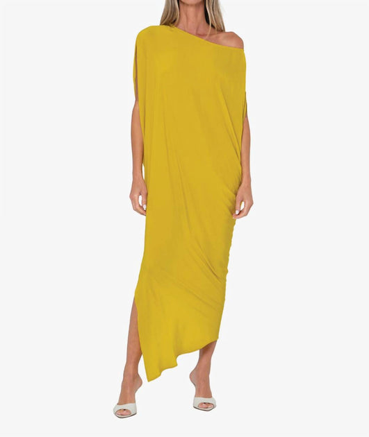 JBQ Mariah Midi Dress Yellow XSmall 2
