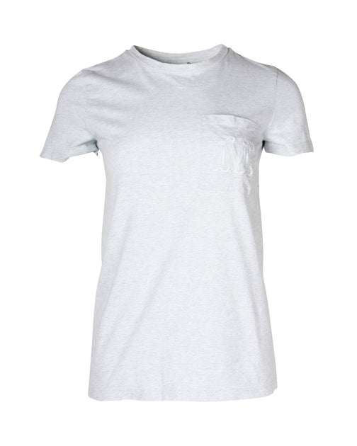 Max Mara Chest Pocket Logo T-Shirt White S 2
