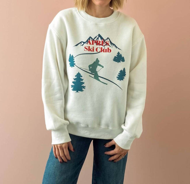 Panache Apres Ski Club Sweatshirt Green Small 2