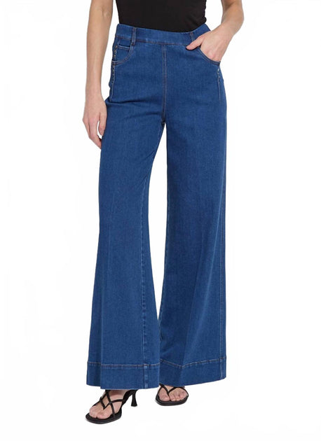 Lyssé Simone High Waist Studded Jeans Blue Female 2