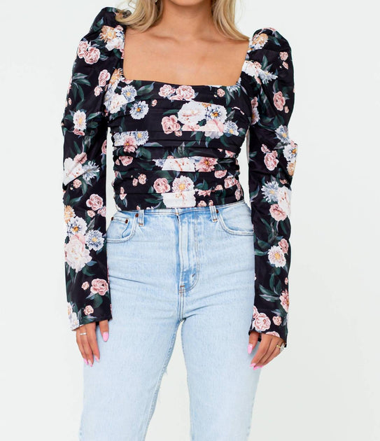 BUDDYLOVE Devan Pleated Top Black XSmall 2