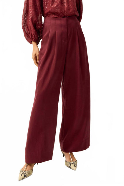 Marie Oliver Macbee Wide Leg Pants Red US 0 4