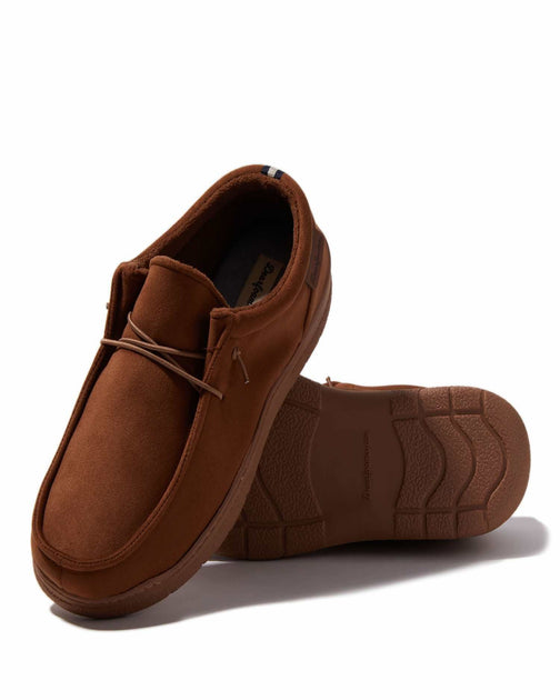 Dearfoams Bennett Chukka Slipper Black Large 4