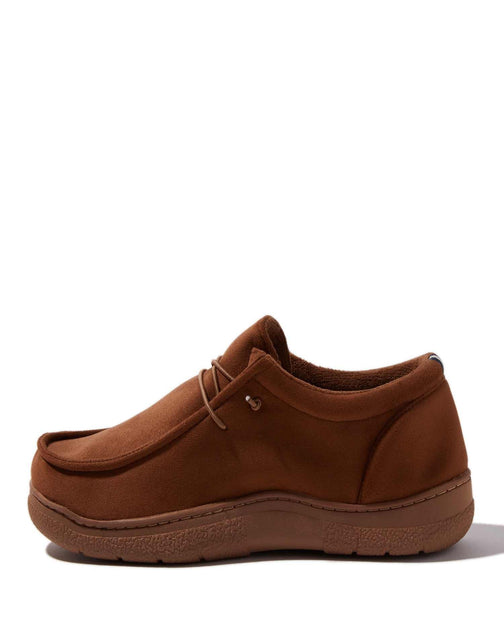 Dearfoams Bennett Chukka Slipper Black Large 5