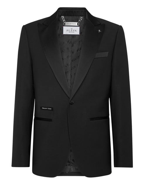 Philipp Plein Wool Blazer Black EU 58 2