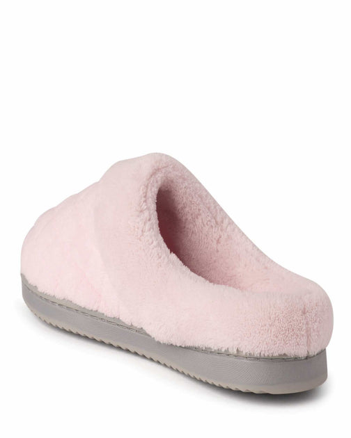 Dearfoams Libby Quilted Terry Clog Slipper Purple Large 5