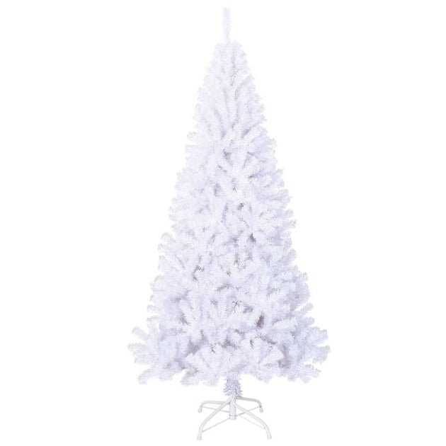 vidaXL Artificial Christmas Tree White 210 cm 3