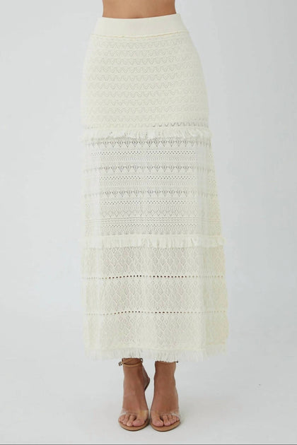 js71 Mira Maxi Skirt White Small 2