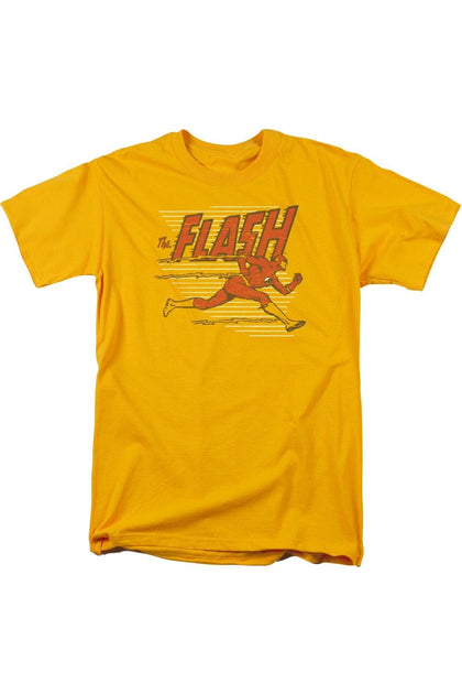 Gildan DC Comics Flash Speed Lines T-Shirt Gelb Medium 2