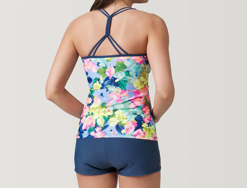 Free Country Blooms Tankini Top Multi Large 3