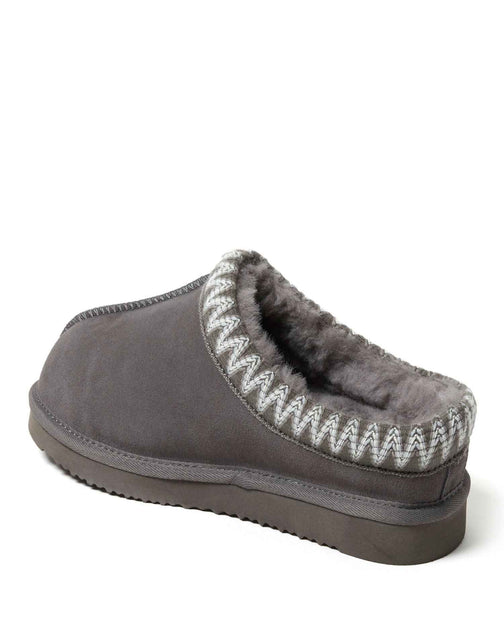 Dearfoams Grafton Slipper Green 12 4