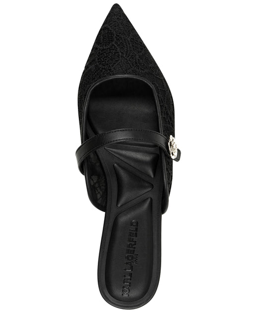 Karl Lagerfeld Vadyn Flat Mule White US 11 3