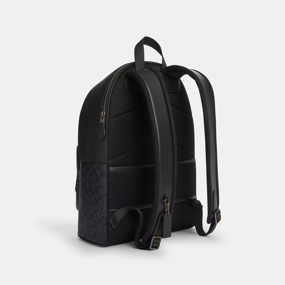 Coach Outlet West Backpack In Signature Canvas | ShopSimon