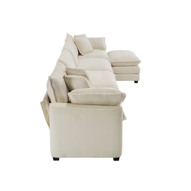 Streamdale Modular Sectional Sofa Beige 4