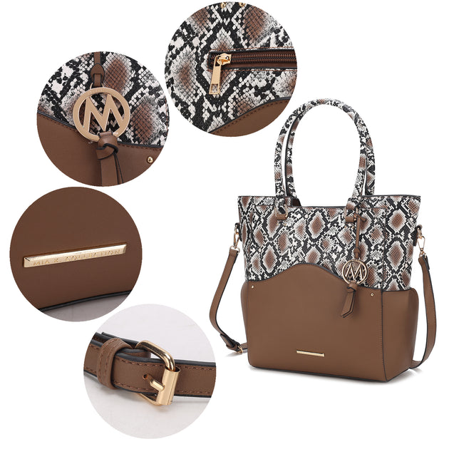 MKF Collection Iris Tote Black Large 4