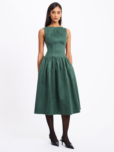 Miss Circle Laila Dress Green Small 3