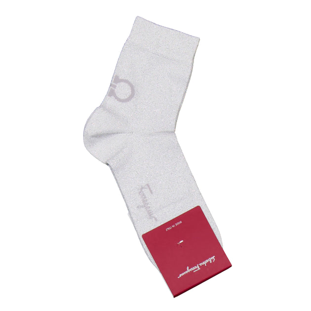Salvatore Ferragamo Ferragamo Gancini Socken Grau 2