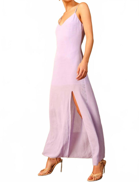 Line and Dot Mara Maxi Purple Small Dress 2