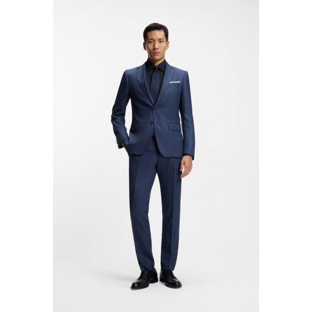 Boss Easy-iron Slim-fit Shirt Blue US 15 3