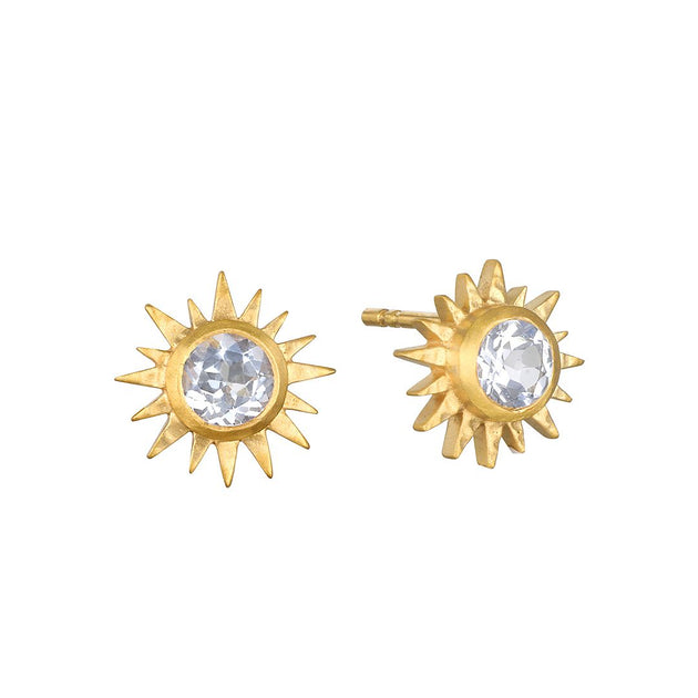 Satya Jewelry Light Seeker Starburst Stud Earrings Silver 2