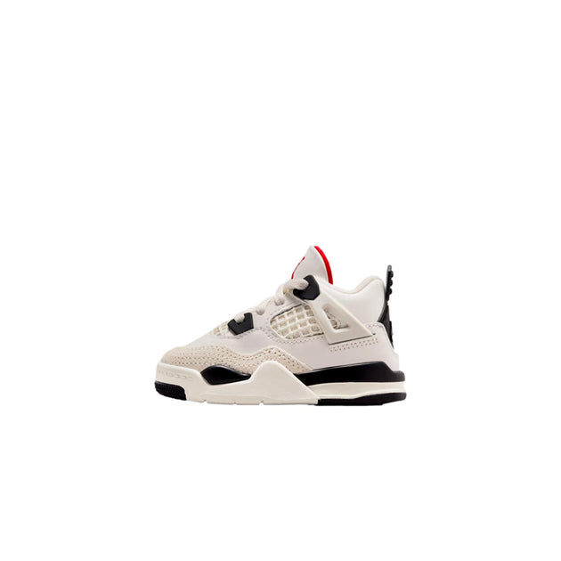 Nike Jordan 4 Retro OG FC Sail / Black - University Red Bambin 2
