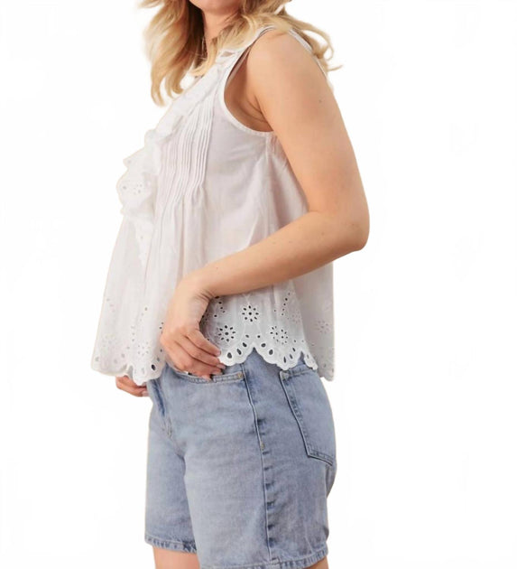 27 Miles Malibu Odina Tank White Medium 4