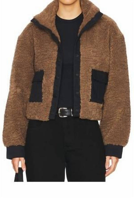 Paige Locklin Jacket Brown Large 2