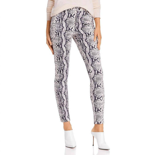 Sunset & Spring Women's Snake Print Ankle Skinny Pants Multi XSmall 2