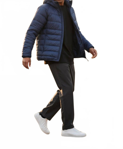 Roosters Supply Company Parker Packable Puffer Coat Blue Medium 4
