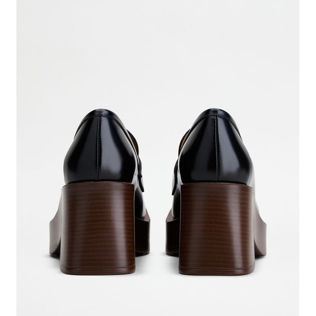 TOD's Platform Loafers Black EU 37.5 4