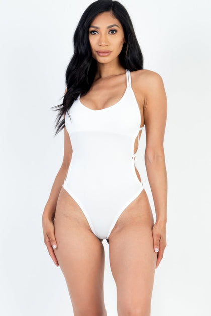 TRUEDAMES Bodysuit V-Neck Multi Large 8