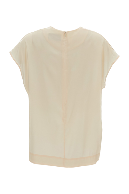 Simone Rocha Poppy Motif Satin Smock Top White UK 10 3