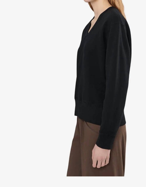 Mod-O-Doc Pullover mit tiefem V-Ausschnitt Schwarz Small 3
