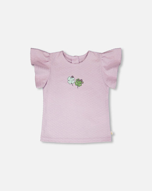 Deux par Deux T-Shirt Lavender Purple US 6 2