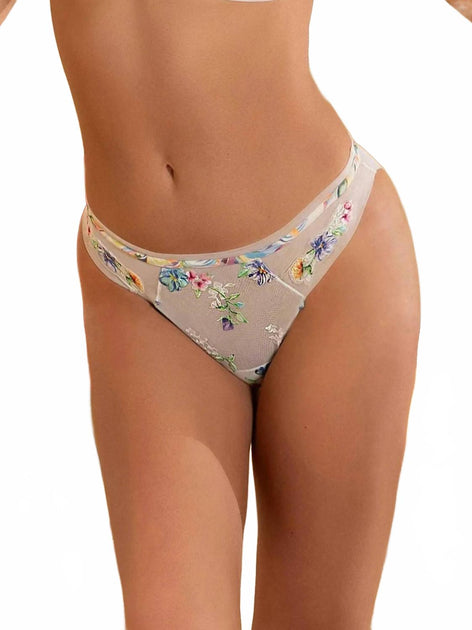 Lise Charmel Baisers Legers Thong Beige Small 2