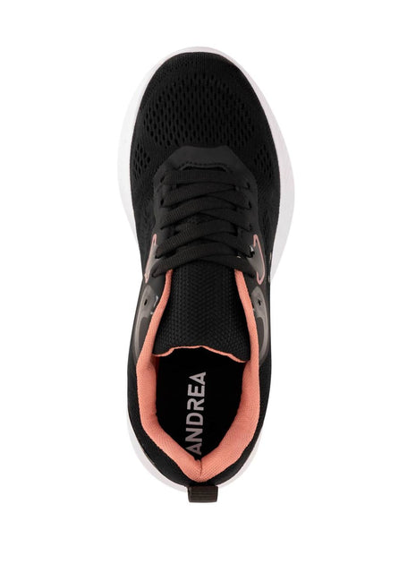 Andrea All-Day Comfort Sport Sneakers Black US 5 4