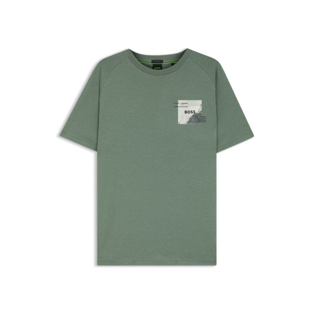 Boss Herren Grün Relaxed Fit T-Shirt XXXLarge 2