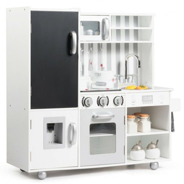 Hivvago Wooden Pretend Play Kitchen Set Multicolor 2