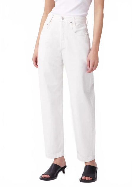 AGOLDE Tapered Baggy High-Rise Jeans White 29 2