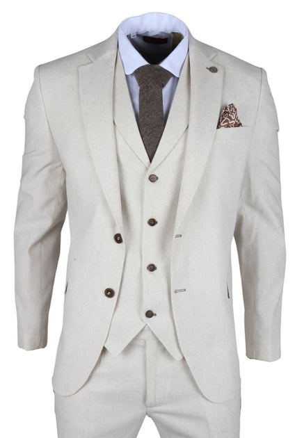 TruClothing TP-21 3 Piece Suit Beige US 50 Regular 2