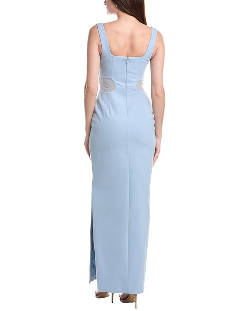 Misha Damita Gown Blue Medium 3