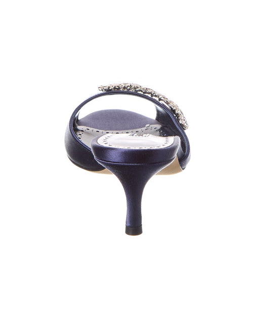 Manolo Blahnik Lumada 50 Mule Purple EU 37 4