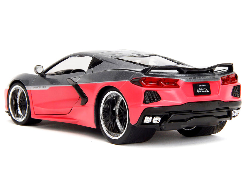 Jada 2020 Chevrolet Corvette Pink Slips Gris/Rose 1/24 2
