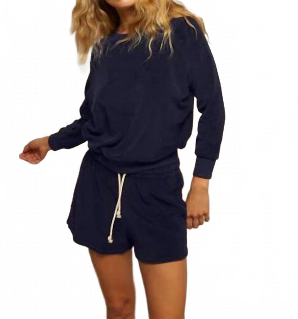 PerfectWhiteTee Summer Loop Terry Sweat Shorts Blue Medium 3