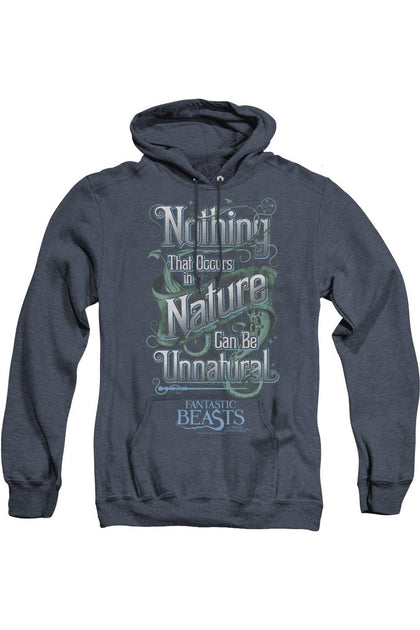 Gildan Fantastic Beasts Hooded Sweatshirt Blue Small 2
