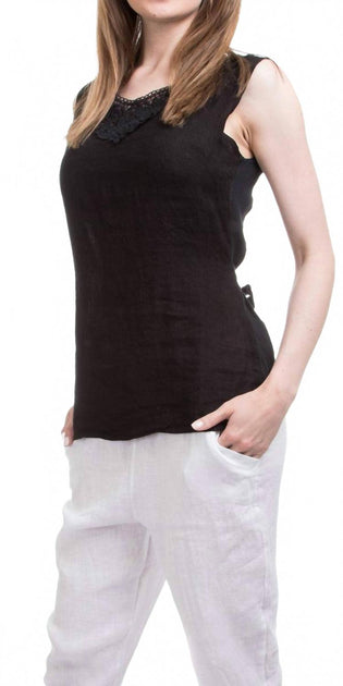 GIGI MODA Lolly Sleeveless Top Black One Size 2