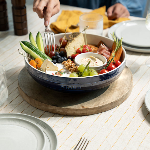 Staub Shallow Serving Bowl White 11.5-inch 5