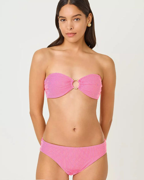 Lilly Pulitzer Katara Bandeau Swim Top Multi US 12 4
