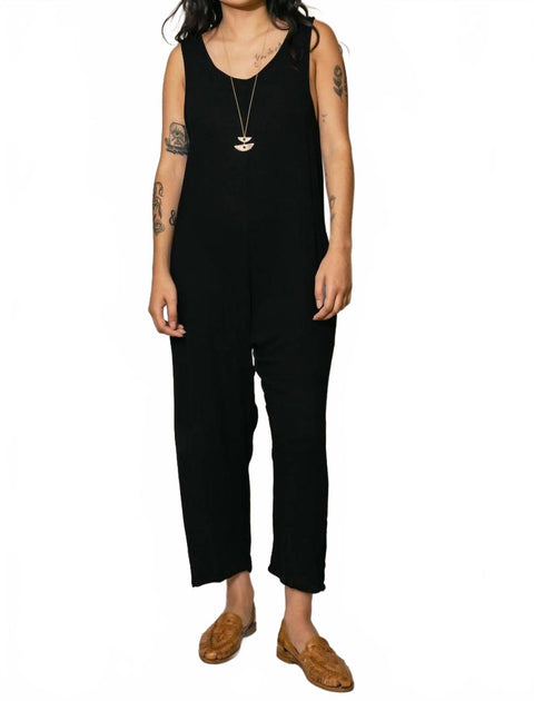 Altar Houseline Sleeveless Jumpsuit Black Medium 2